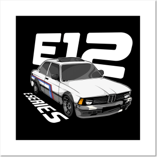 BMW E12 Series Posters and Art